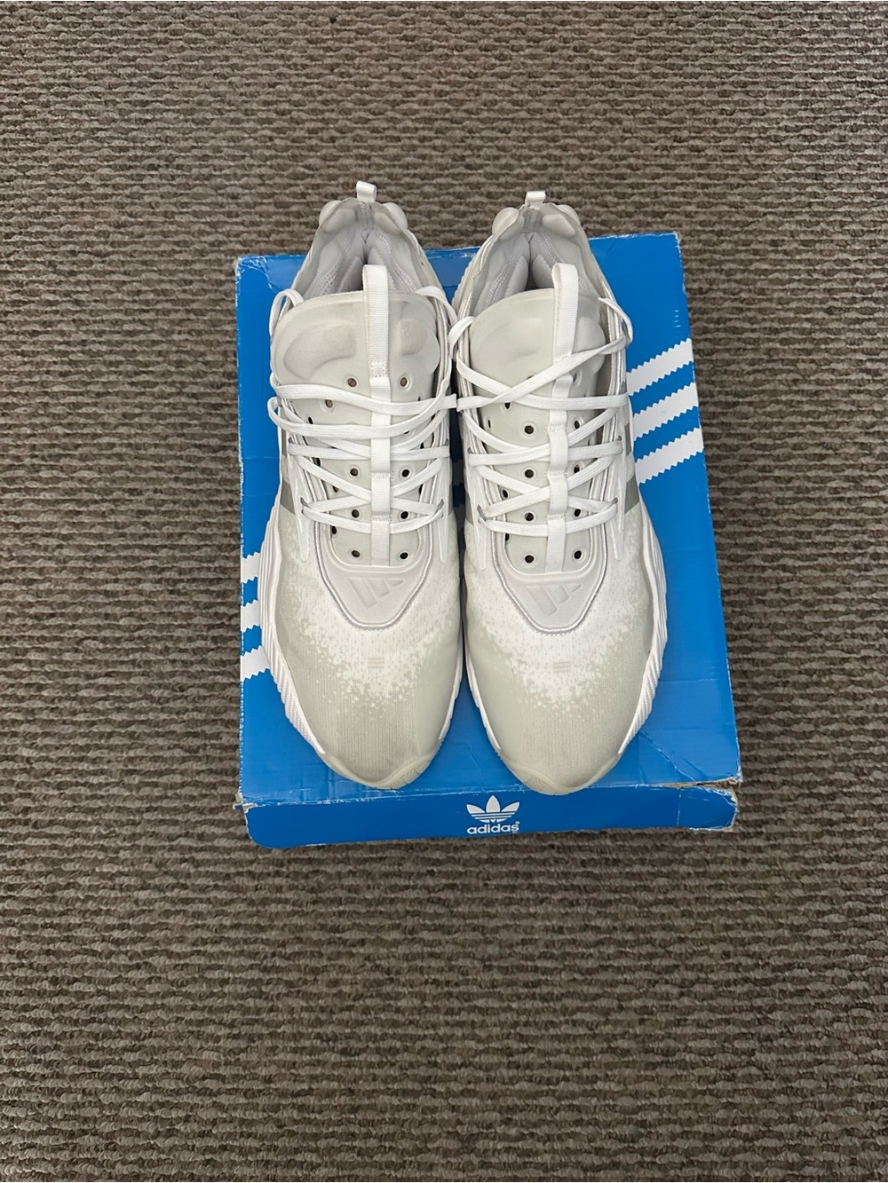 Adidas Trae Young 3 “White Silver Metallic” Basketball Sneakers